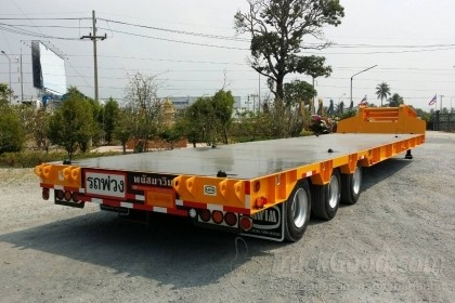 Lowbed 3 เพลา กว้าง 3 เมตร แบบพิเศษ พนัสมาวิม || Truckgood.Com